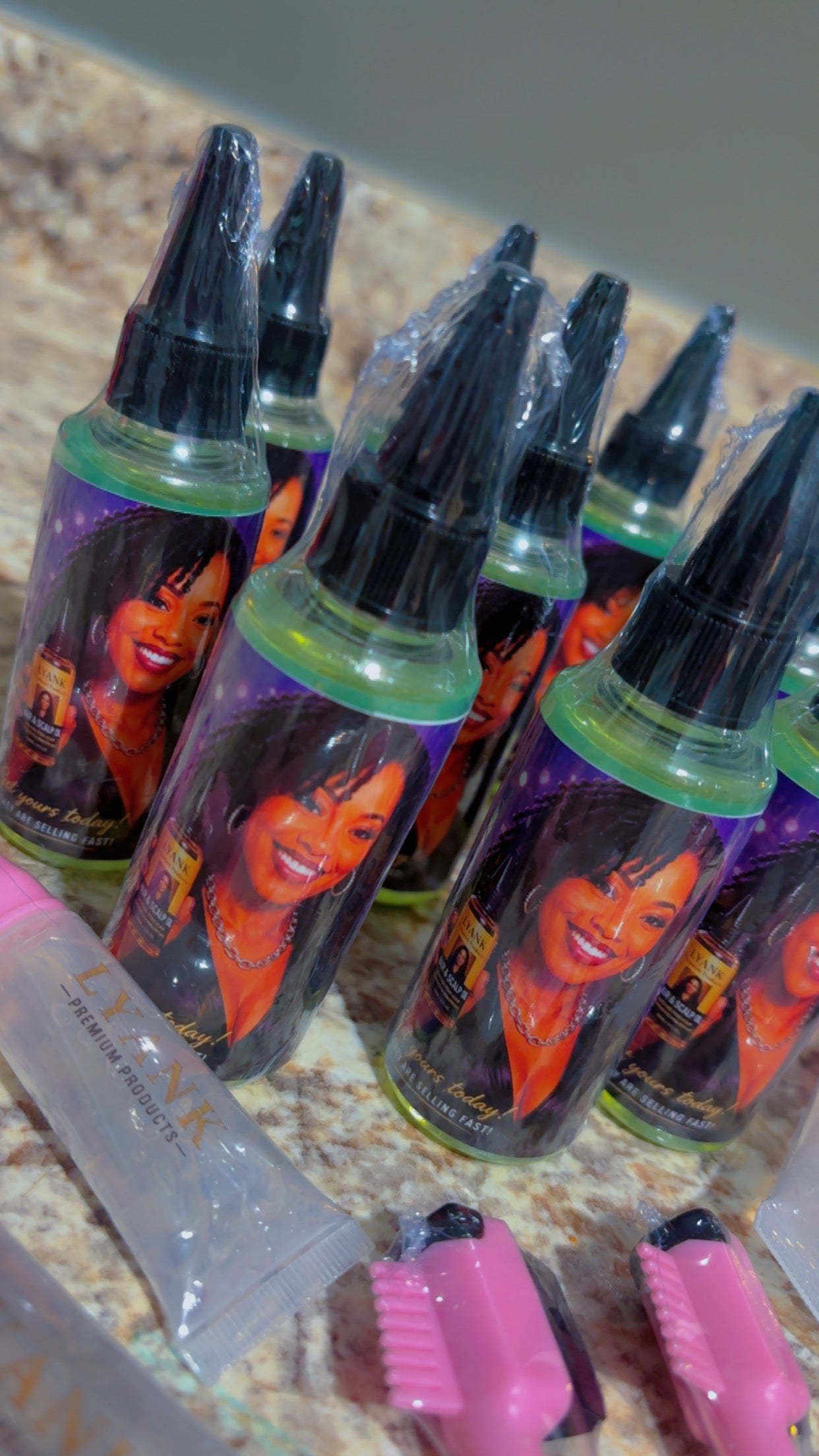 LYank growing oil, edge control, and waterproof lace front glue