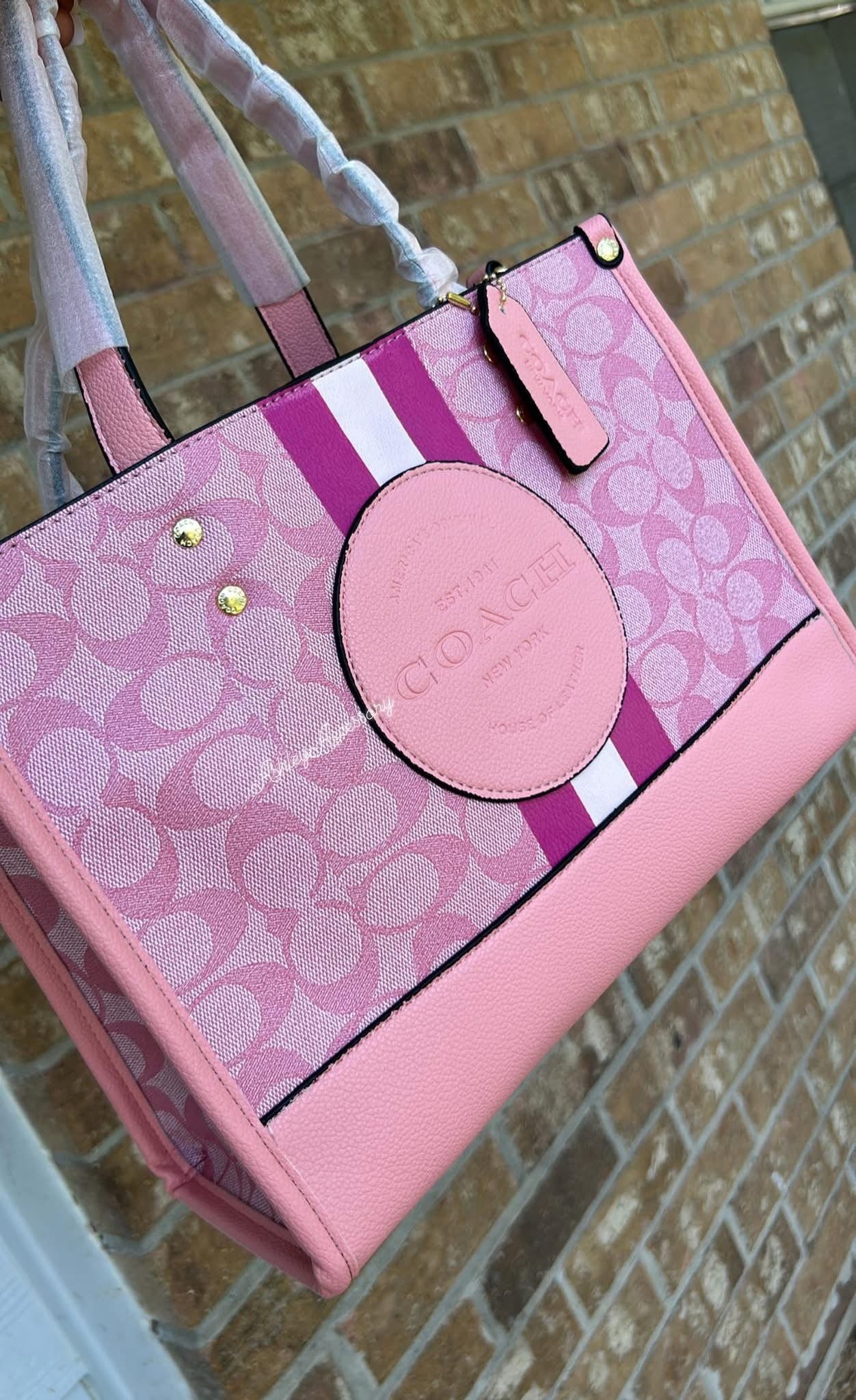 Pink brunch bag