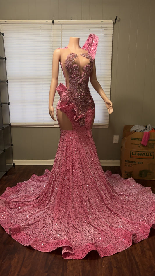 Barbie diamond prom dress